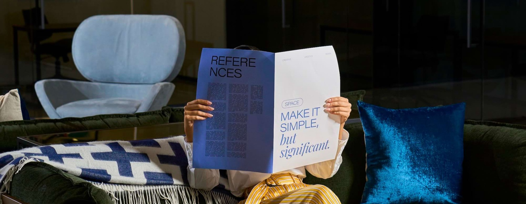 a person reading a book